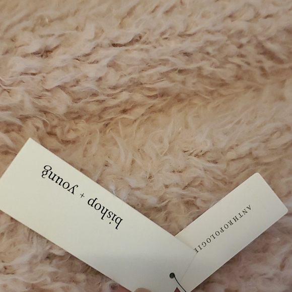 Anthropologie Bishop + Young Pink Fuzzy Jacket Size Small - Picture 7 of 8